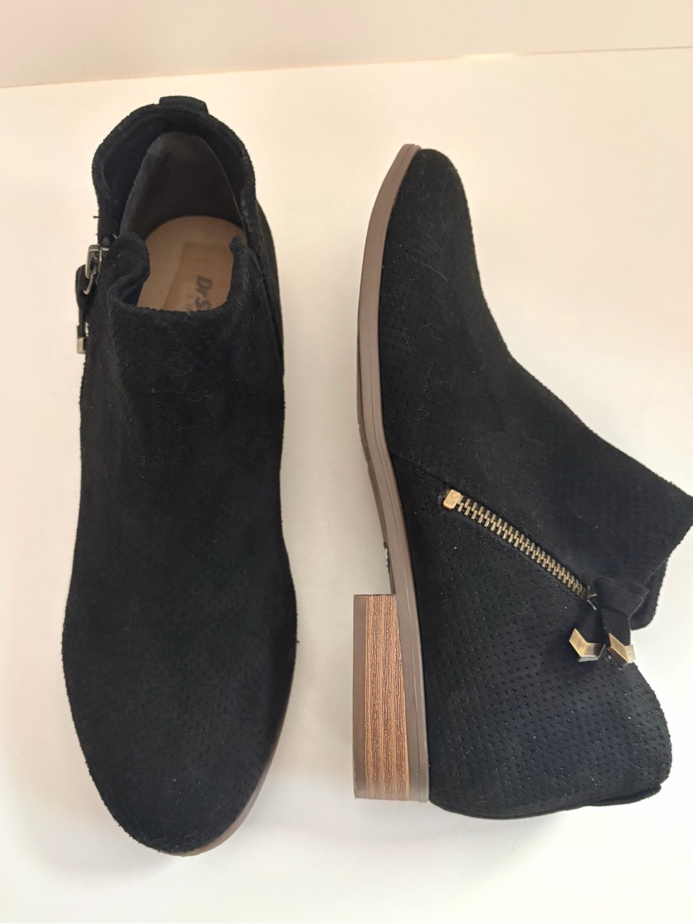 Dr Scholl’s Reverie Black Ankle Bootie Womens Sz 9